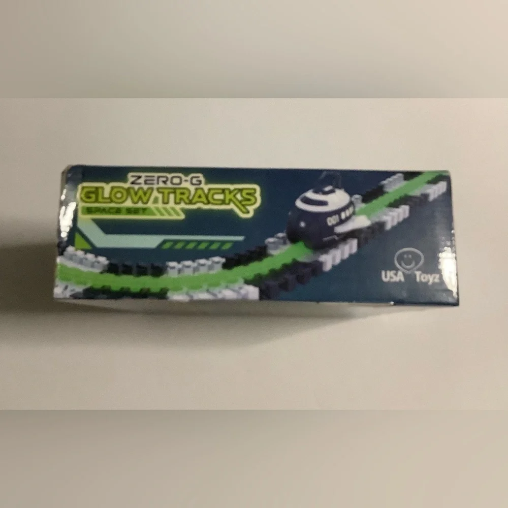 USA Toyz Zero G Space Glow Race Track for Kids- 258pc